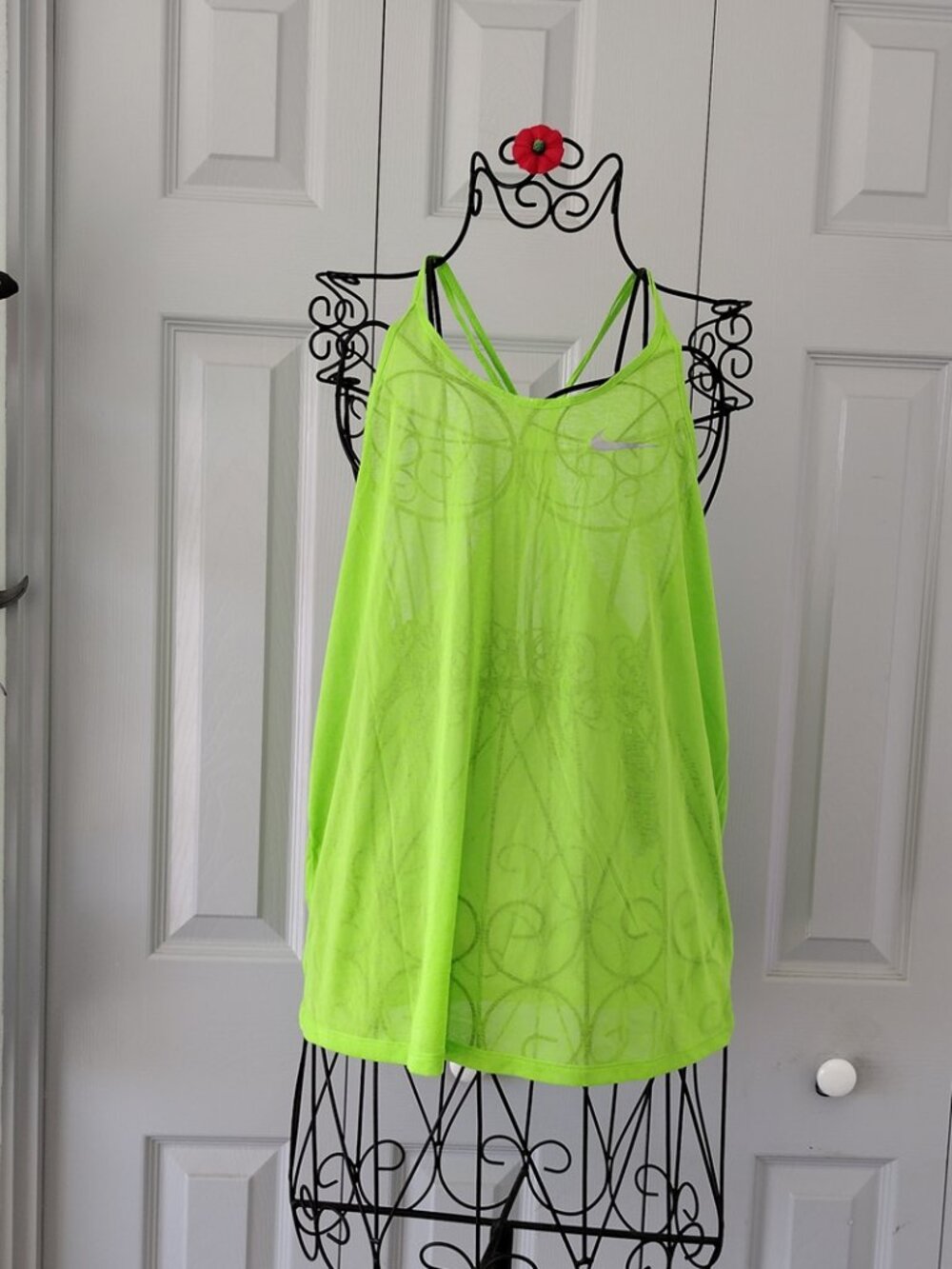 Nike Dri-FIT Strappy Racerback Tank Top Women's Green - Large - NWT